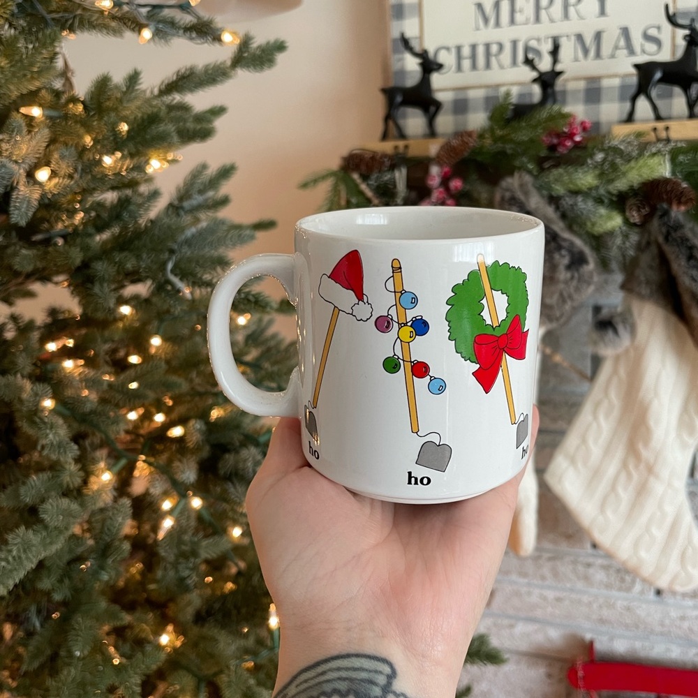 Vintage Russ Christmas holiday mug